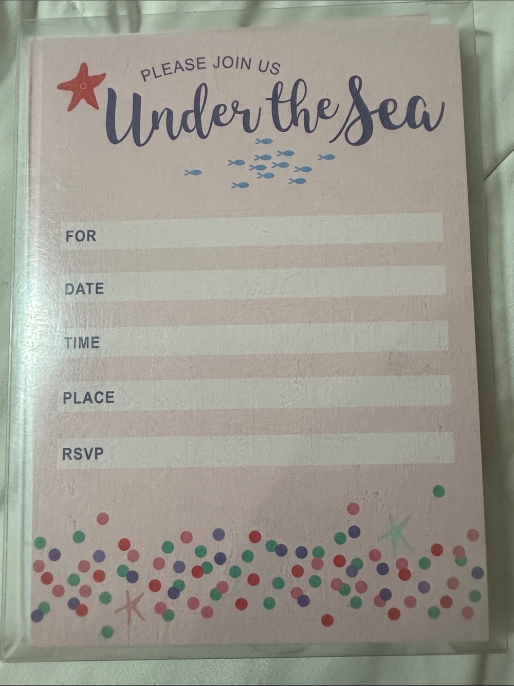 Pink Invitation Cards #3361